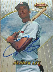 Derrek Lee Autographed 1996 Bowman's Best #160