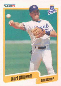 1990 Fleer #118 Kurt Stillwell VG Kansas City Royals 