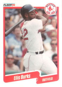 1990 Fleer #269 Ellis Burks VG Boston Red Sox 