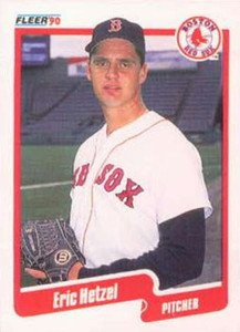 1990 Fleer #279 Eric Hetzel VG Boston Red Sox 