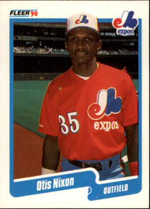 Otis Nixon autographed Baseball Card (Montreal Expos) 1991 Fleer #241