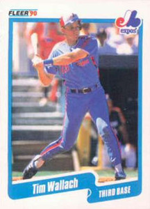 1990 Fleer #364 Tim Wallach VG Montreal Expos 