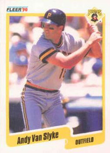 1990 Fleer #481 Andy Van Slyke VG Pittsburgh Pirates 