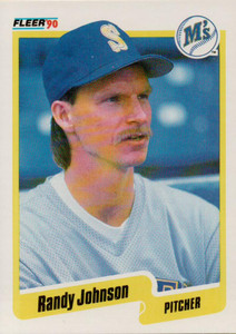 1990 Fleer #518 Randy Johnson VG Seattle Mariners 