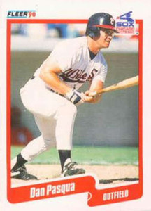 1990 Fleer #544 Dan Pasqua VG Chicago White Sox 