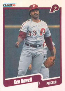 1990 Fleer #561 Ken Howell VG Philadelphia Phillies 