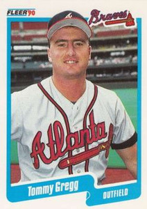 Mark Lemke autographed Baseball Card (Atlanta Braves) 1990 Fleer #587