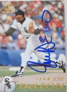 Jose DeLeon Autographed 1995 Pacific #85