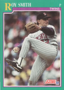 1991 Score #151 Roy Smith VG Minnesota Twins 