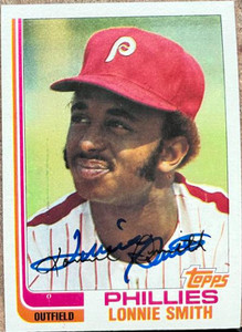 Lonnie Smith Autographed 1982 Topps #127