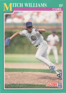 1991 Topps #335 Mitch Williams VG Chicago Cubs