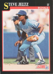 1991 Score #272 Steve Jeltz VG Kansas City Royals 