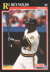 1991 Score #273 R.J. Reynolds VG Pittsburgh Pirates 