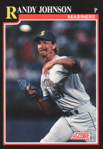  1991 Stadium Club Baseball #409 Randy Johnson Seattle
