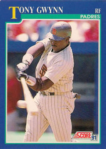 1991 Score #500 Tony Gwynn VG San Diego Padres 