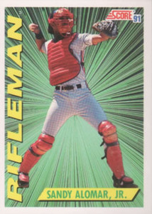 1991 Score #694 Sandy Alomar Jr. VG Cleveland Indians 
