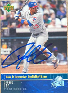 Derrek Lee Autographed 2005 Upper Deck Pro Sigs - Flyball #59 
