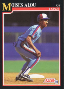  1991 Topps #526b Moises Alou Montreal Expos COR (0