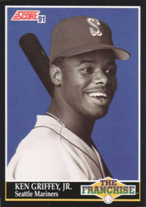 1991 Score #858 Ken Griffey Jr. FRAN VG Seattle Mariners 