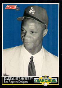 1991 Score #864 Darryl Strawberry FRAN VG New York Mets 