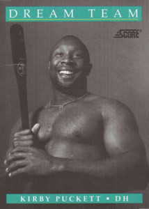 1991 Score #891 Kirby Puckett DT VG Minnesota Twins 