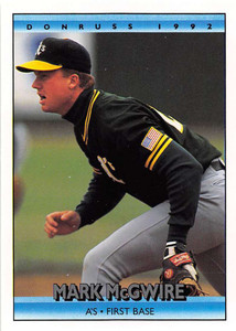 1987 Donruss Highlights Mark McGwire Rookie 46 Oakland Athletics