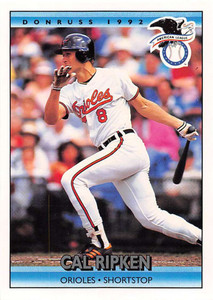 1992 Donruss #22 Cal Ripken Jr. AS VG Baltimore Orioles 