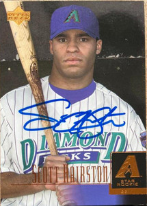 Scott Hairston Autographed 2001 Upper Deck Prospect Premieres #33 XRC