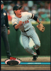 1991 Stadium Club #33 Jody Reed VG Boston Red Sox 