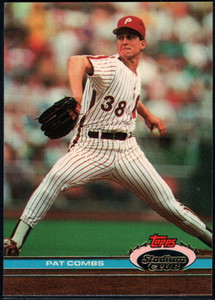 1991 Stadium Club #36 Pat Combs VG Philadelphia Phillies 
