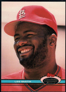 1991 Stadium Club #42 Lee Smith VG St. Louis Cardinals 