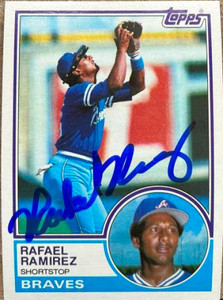 Rafael Ramirez Autographed 1983 Topps #439