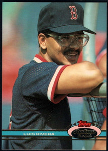 1991 Stadium Club #55 Luis Rivera VG Boston Red Sox 