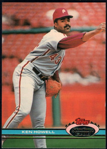 1991 Stadium Club #71 Ken Howell VG Philadelphia Phillies 