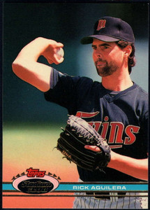 1991 Stadium Club #76 Rick Aguilera VG Minnesota Twins 
