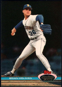 1991 Stadium Club #106 Brian Holman VG Seattle Mariners 