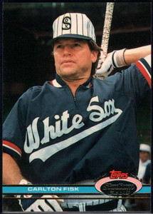 1991 Stadium Club #180 Carlton Fisk VG Chicago White Sox 