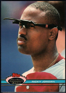 1991 Stadium Club #192 Ricky Jordan VG Philadelphia Phillies 