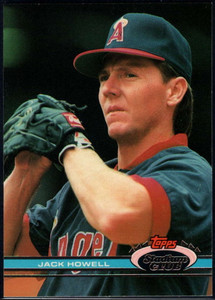 1991 Stadium Club #198 Jack Howell VG California Angels 