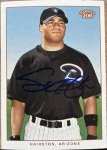 Scott Hairston Autographed 2002 Topps 206 #284