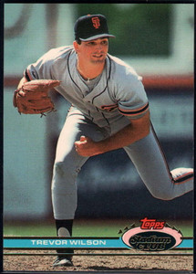 1991 Stadium Club #212 Trevor Wilson VG San Francisco Giants 