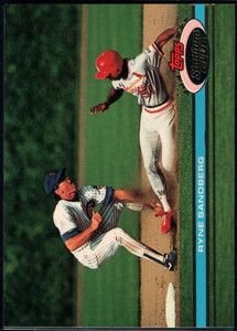 1991 Stadium Club #230 Ryne Sandberg VG Chicago Cubs 