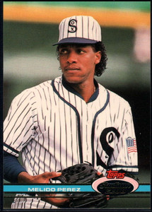1991 Stadium Club #232 Melido Perez VG Chicago White Sox 