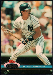 1991 Stadium Club #242 Alvaro Espinoza VG New York Yankees 