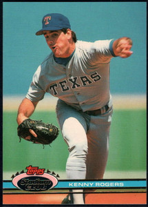 1991 Stadium Club #258 Kenny Rogers VG Texas Rangers 
