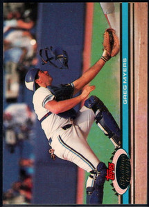 1991 Stadium Club #289 Greg Myers VG Toronto Blue Jays 