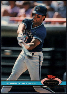 1991 Stadium Club #304 Roberto Alomar VG Toronto Blue Jays 