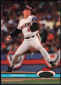 1991 Stadium Club #328 Eric King VG Cleveland Indians 