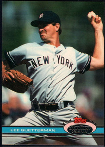 1991 Stadium Club #361 Lee Guetterman VG New York Yankees 