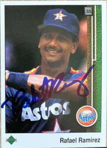 1989 Fleer #365 Rafael Ramirez VG Houston Astros - Under the Radar